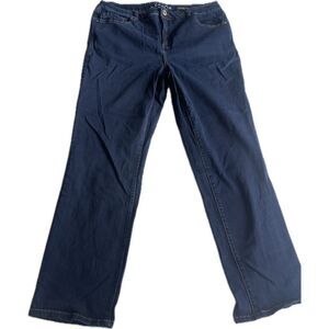 INC Women Denim Straight Leg Slim Tech Fit Stretch Jeans Size 18W